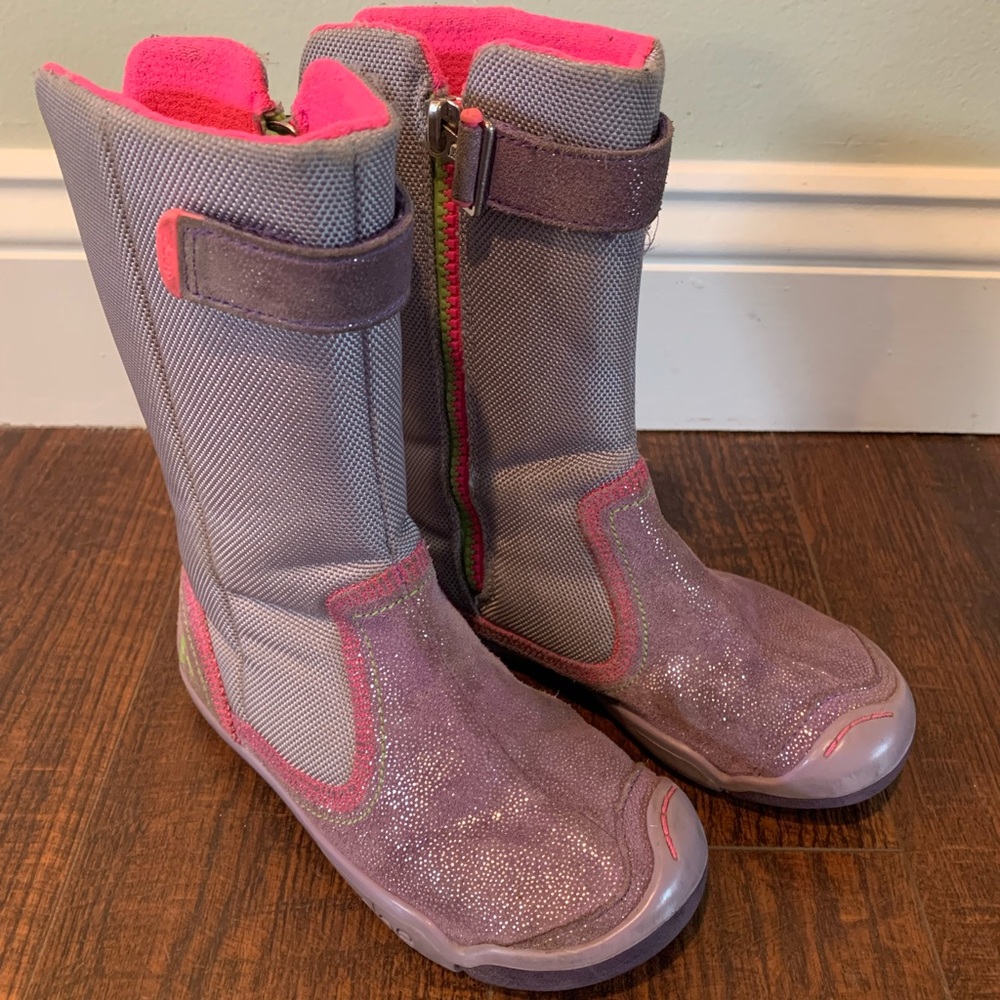 Plae Camille Suede Nylon Boots
